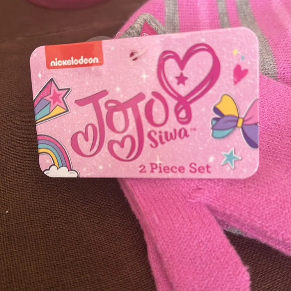 Jojo Siwa 2 piece hat & mutton set